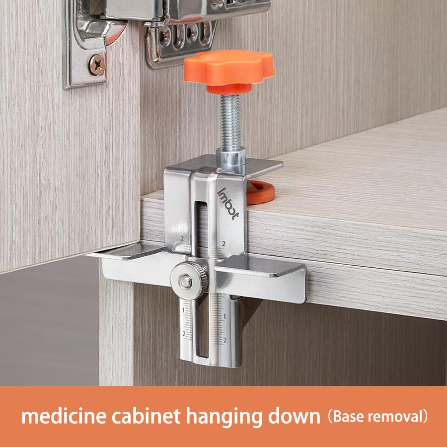 Imbot  Stainless Steel Cabinet Door Positioning Tool Kit Adjustable Jig for DIY Home Repairs and Installations