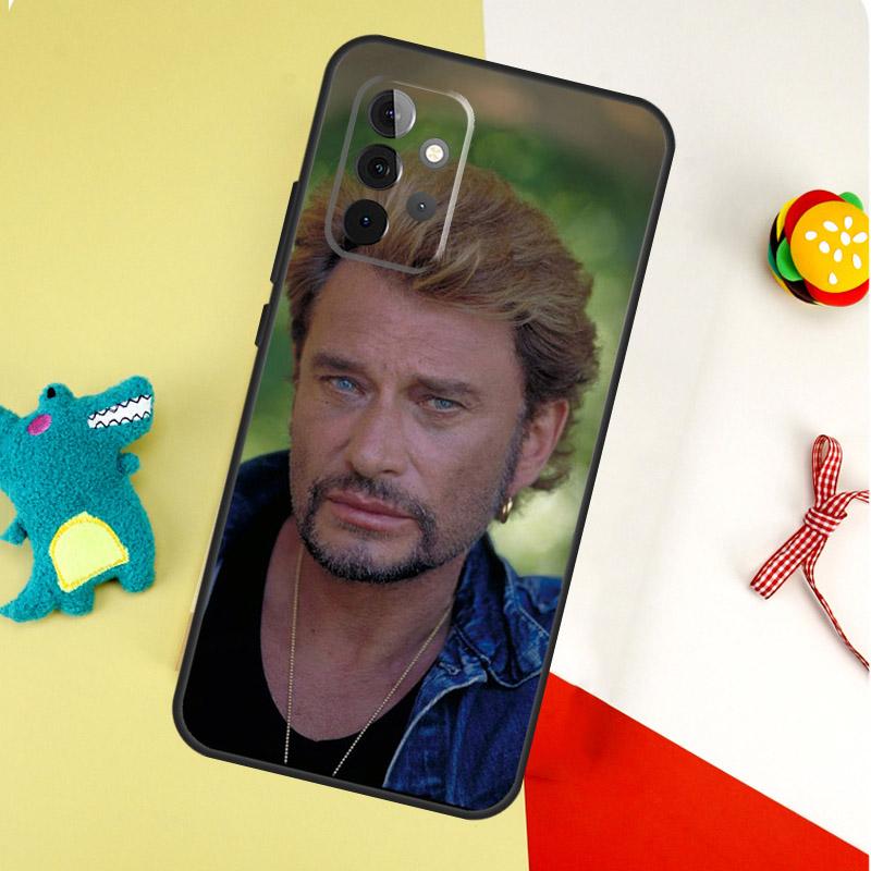 Johnny Hallyday Case For Samsung Galaxy A54 A34 A24 A14 A12 A22 A32 A42 A52 A72 A52S A51 A71 A13 A53 Cover