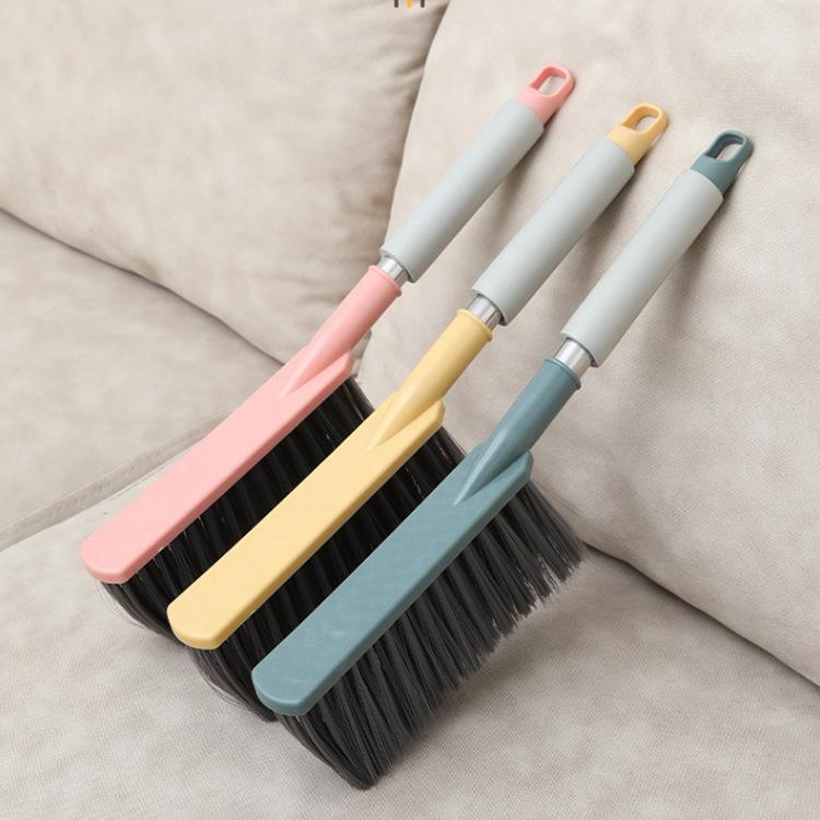 

Stainless Steel Long Handle Dust Sweeper Bed Cleaning Brush синий