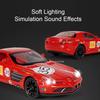 Scale 1:24 SLR 300SL Car Model Toy Doors Opened Light Sound Shock Absorption Miniature Supercar Models for Kids Holiday Gifts