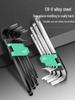 Extended Hex Wrench Set - 6-Point Hexagon Screwdriver Tool Combination