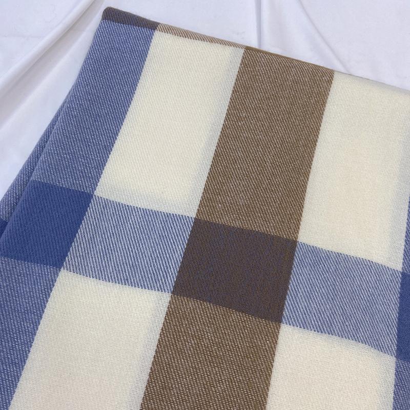 Plaid Scarf Women's Autumn Winter Imitation Cashmere Tassel Shawl Thick