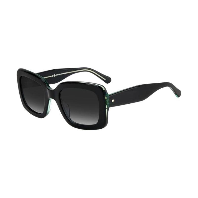 Kate Spade Two-tone design Acetate Square Sunglasses Women s Black BELLAMY/S 807/9O