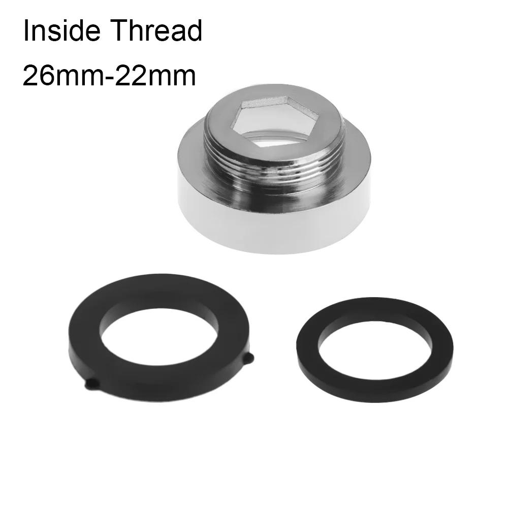 Tap Aerator Connector Metal Outside Inside Thread Water Saving Adaptor Kitchen Faucet With Gasket 16/18/20/22/24/28/mm to 22mm