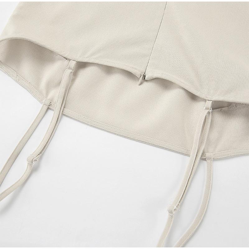 Elegant Cotton Lined Slip Dress Women Solid Color Tube Sleeveless Long Dresses Female 2025 Spring Summer Fashion Lady Beach Dress