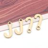 Stainless Steel 26 English Letter Pendant Charm for DIY Bracelets and Necklaces