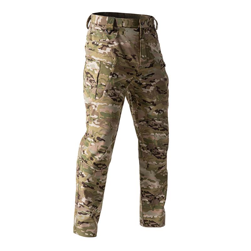 Men's IX5 Tactical Camouflage Pants - Micro-elastic, Wear-resistant, Casual & Work Pants for Spring/Summer/Autumn