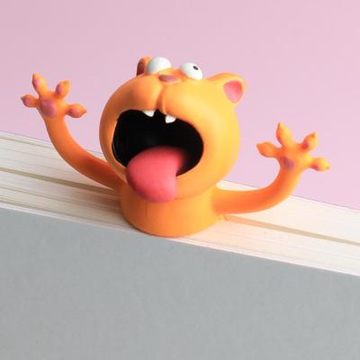 Jiuwumi Ouch Series: 3D Animal Bookmarks - Funny PVC Cat Stationery