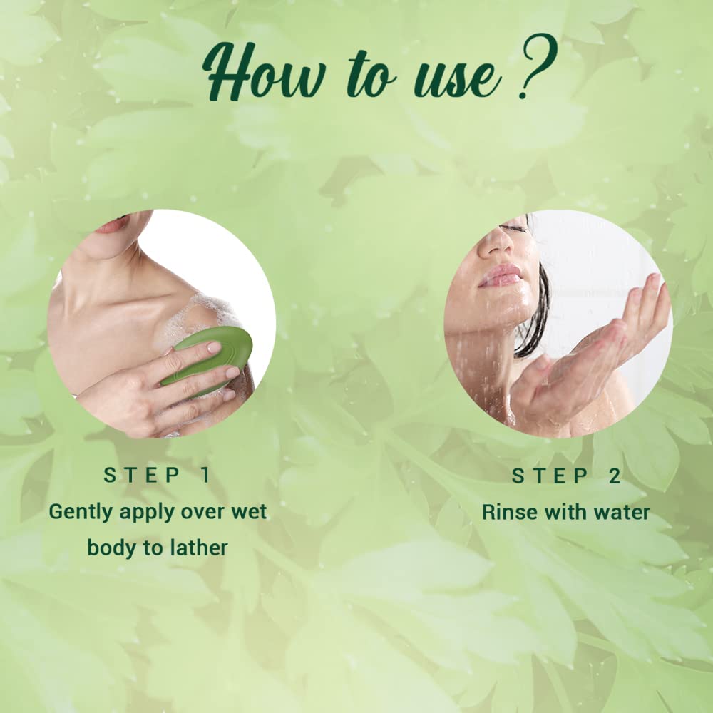 Biotique Basil Parsley Ayurvedic Soap Bar 75g pH Balanced Natural Botanical Extracts For All Skin Types