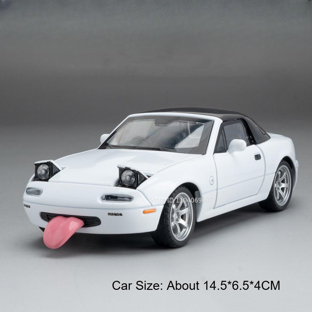 1:32 Rx-7 Fd3S Mx-5 Sportwagen Modell Spielzeug Legierung Druckguss Sound Licht Türen Öffnen Rückzieher Simulation Supercars Für Kinder Geschenke