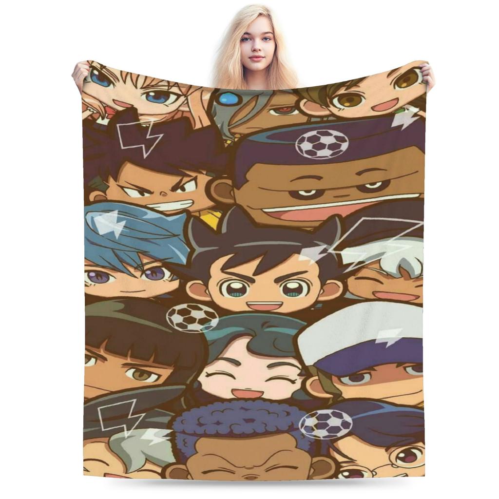 Stylish Inazuma Eleven: Victory Road Blanket Super Soft Flannel Comfortable Throw Blankets Machine Washable
