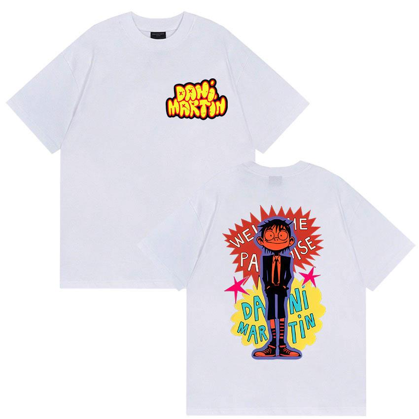 Rapper Dani Martin Album 2026 Print T Shirt Unisex Vintage High Quality Fashion Tshirts Unisex Casual Cotton Short Sleeve Tshirt