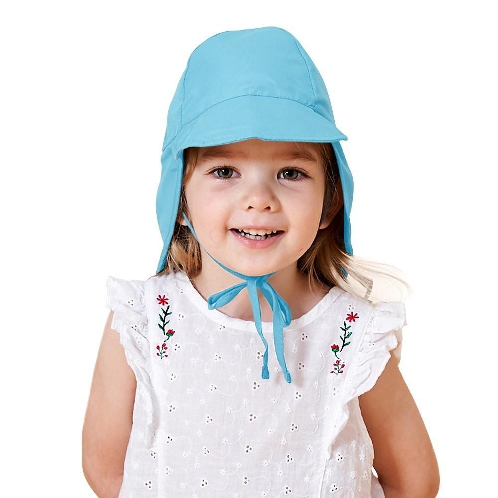 Panama Cap Breathable Bucket Hat Solid Color Children's Visor Hat Solid Color Sunshade Hat Boy