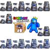 Roblox Rainbow Friends Large Capacity Backpack Set With Pencil Bag And Messenger Bag
