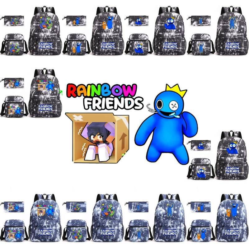 Roblox Rainbow Friends Large Capacity Backpack Set With Pencil Bag And Messenger Bag