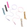 Silica Gel Wrist Strap Silicone Grafting Eyelash Tweezers Bracelet Wrist Strap Silicone Tweezers Auxiliary  Makeup Tool For Girl