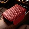 Ergonomic Elbow Rest for Driving Car Center Console Cover, Faux Leather Armrest Cover Car, Universal Box Pad Middle Cushion with Side Storage Pockets