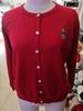 Plus Size Women's 2025 Autumn/Winter Bear Embroidered Knit Cardigan Sweater - Round Neck, Thickened, Fits Up to 220 Jin