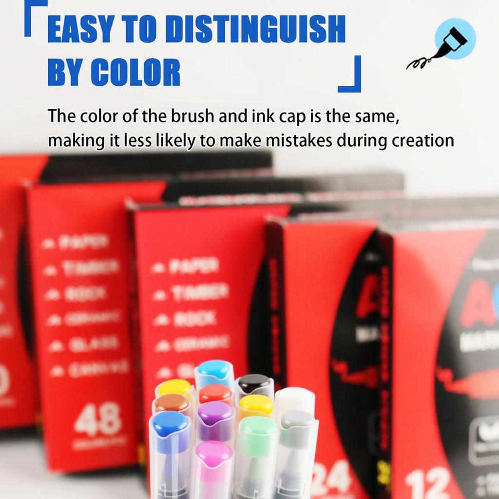 Soft Tip Acrylic Marker for Kids - Layerable, Opaque, DIY Graffiti Art Supplies