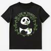 Be Leaf In Yourself Panda Bamboo Believe Humor Unisex T-shirt Tops Tees Unisex