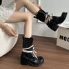 Women's retro not tired feet Martin boots - comfortable soft elastic trend non-slip wear chic hundred outstanding height increase shoes