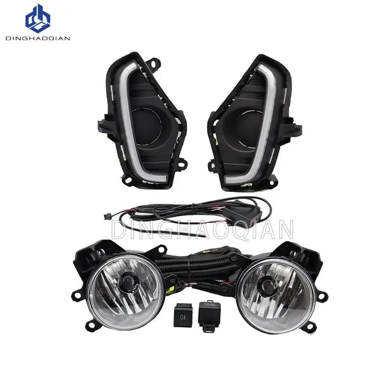 1 Set Fog Lights Headlight for Toyota Rav4  2019 2020 2021  Fog Lights Car Fog Lamp Kit With Harness Bulb Switch
