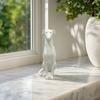 3D Printed Huibiti Dog Figurine, Simulated Sitting Dog Shape Model, Delicate Hair Texture, One-Piece Molding, Mini Desktop Ornament Gift for Dog