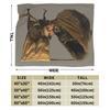 Cozy Throw Blanket Plane Travel Lyonel Baratheon Blanket  Flannel Bedspread For Outdoor Novelty Sofa Bed Cover