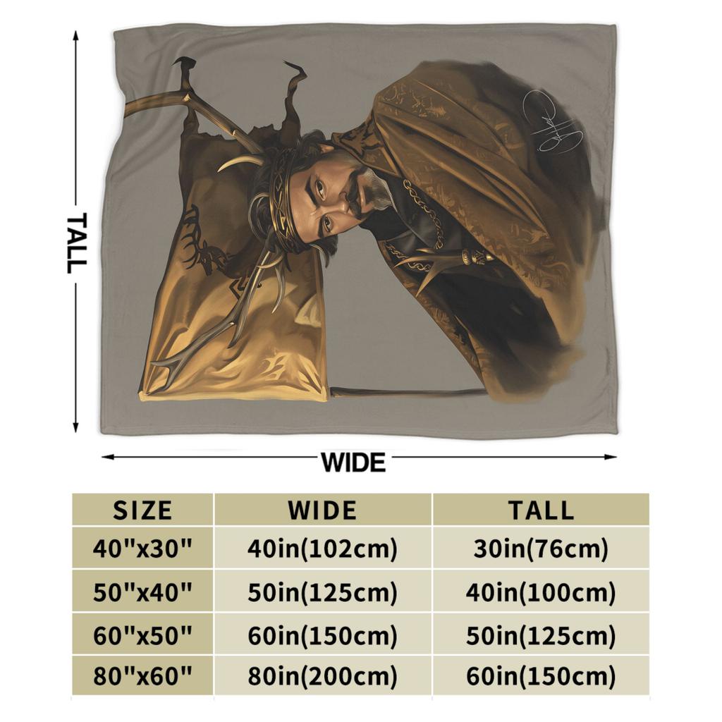 Cozy Throw Blanket Plane Travel Lyonel Baratheon Blanket Flannel Bedspread For Outdoor Novelty Sofa Bed Cover