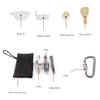 Outdoor Gas Burners Stove Tourist Pots Set Camping Cookware Kits Folding Utensils for Backpacking Outdoor Hiking & Picnics