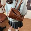 2026 Winter Belt Design Y2K Retro Design Small PU Leather Underarm Bag Women Fashion Handbags New Trend Shoulder Bag
