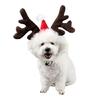Holiday Pet Headpiece Reindeers Style Soft Ear Regulable Dog Accessory For Christmas Photography