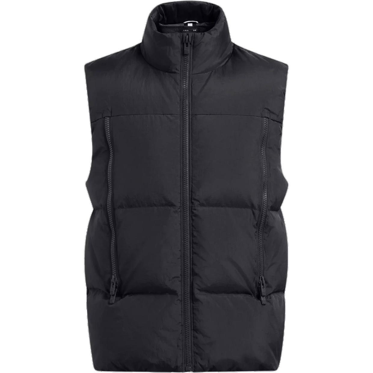 Under Armour UA Limitless Stand Collar Down Vest Men Black 1384642-001 M