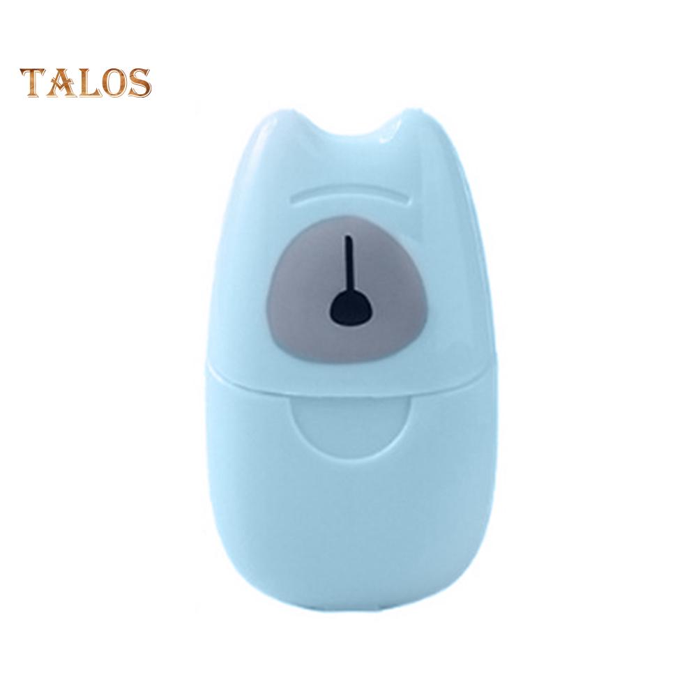 50Pcs Disposable Boxed Soap Paper Portable Travel Hand Washing Scented Sheets