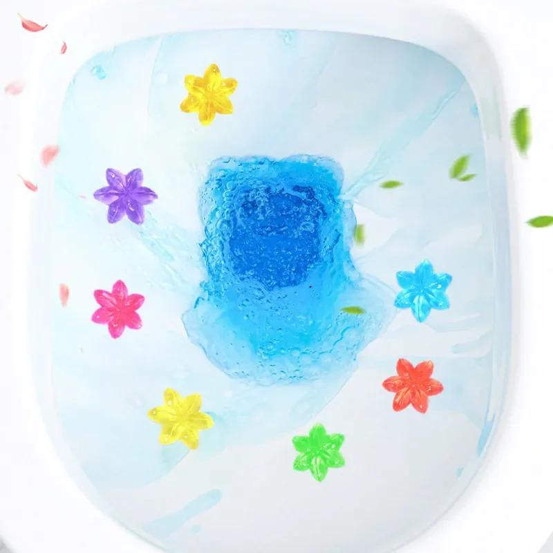 Toilet Cleaner Deodorant Flower Gel Air Freshener Aromatic Toilet Deodorant lasting Bathroom Fragrance Cleaning Dirt Tools