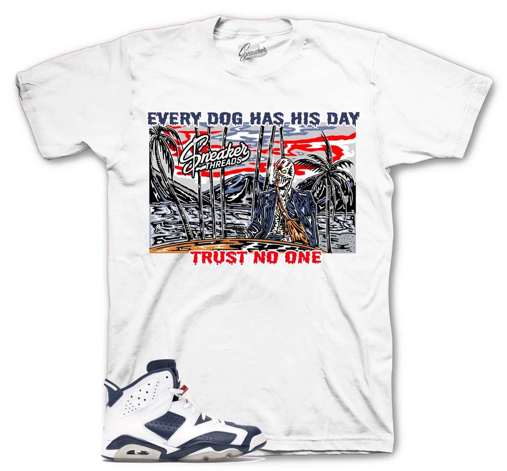 Shirts To Match Retro 6 Olympic Paris - Every Dog Sneaker Tees