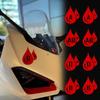 Cool Blood Type Graphic Sticker, Red Blood Drop Waterproof Vinyl Decal, Perfect for Motorcycle Car Helmet Bike Laptop Ornament