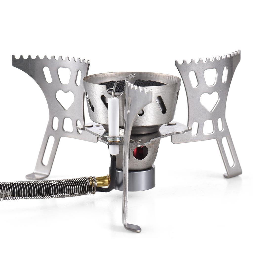 Camping Stove Portable Gas Stove for Outdoor Hiking Lightweight and Foldable