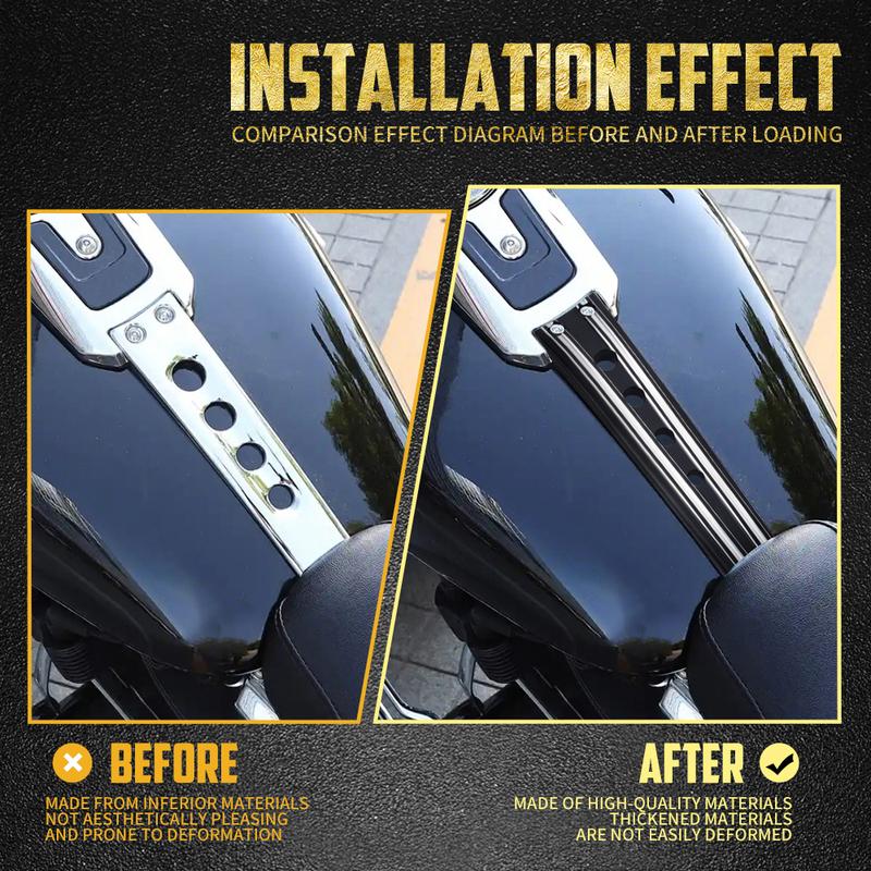 Motorcycle Lower Dash Panel Extension Fuel Tank Decorative Trim For Harley Softail Fat Boy FLFBS FLFB 2018 2019 2020 2021-2025