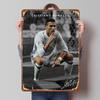 Cristiano Ronaldo Soccer Metal Poster Customized Wall Art Retro Vintage Tinplate Signs for Man Cave Home Decor Bar Accessories