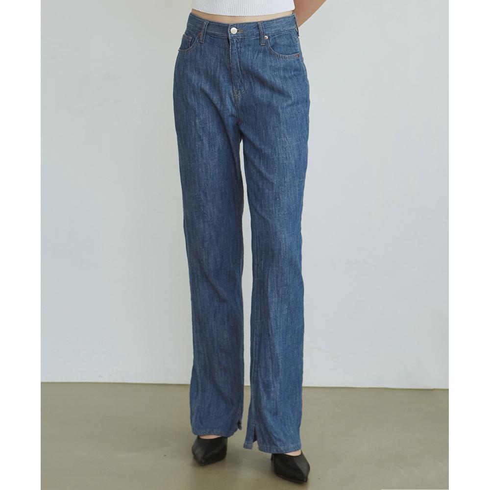 

NICK&NICOLE ДЖИНСОВЫЕ БРЮКИ ИЗ ЛЬНА С РАЗРЕЗАМИ_ГОЛУБЫЕ