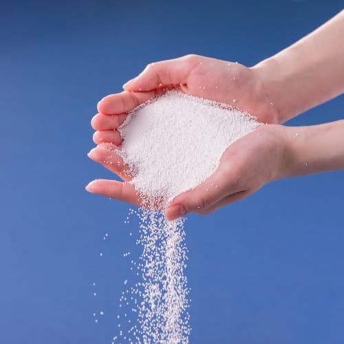 MOGU Refill Powder Beads, 500g, Made In Japan, Perfect for a Body-Friendly Bead Cushion, Durable, Made with Powder Beads, White