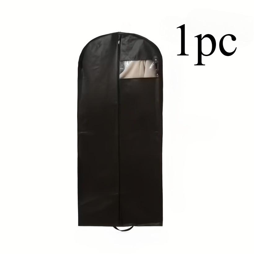 1pc Clothes Dust Cover Garment Bag Home Wardrobe Suit Gown Dustproof Storage Bag Hanging Garment Protector
