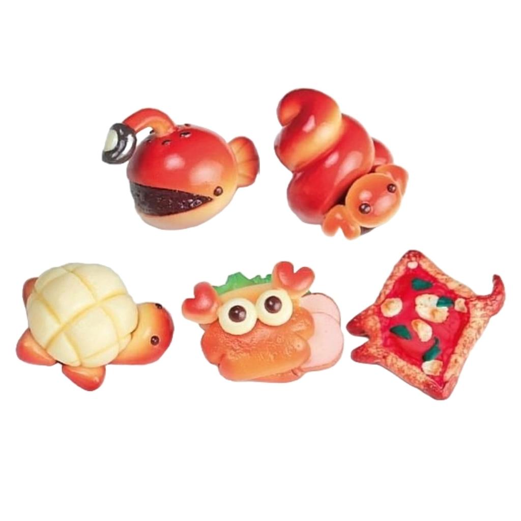 Toys Cabin Sea Creatures Bread x 5 types set Full Complete Gachapon Capsule Toy