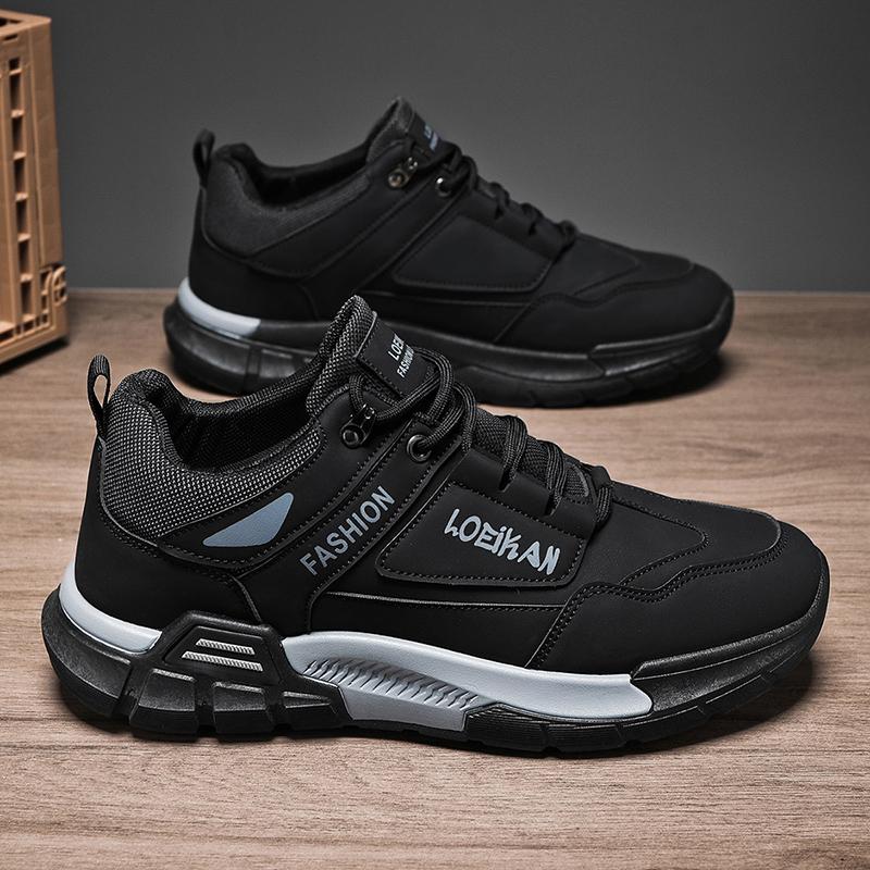 Men's casual sports shoes four seasons new soft-sole anti-slip comfort work shoes outdoor running shoes fashion male's sneakers