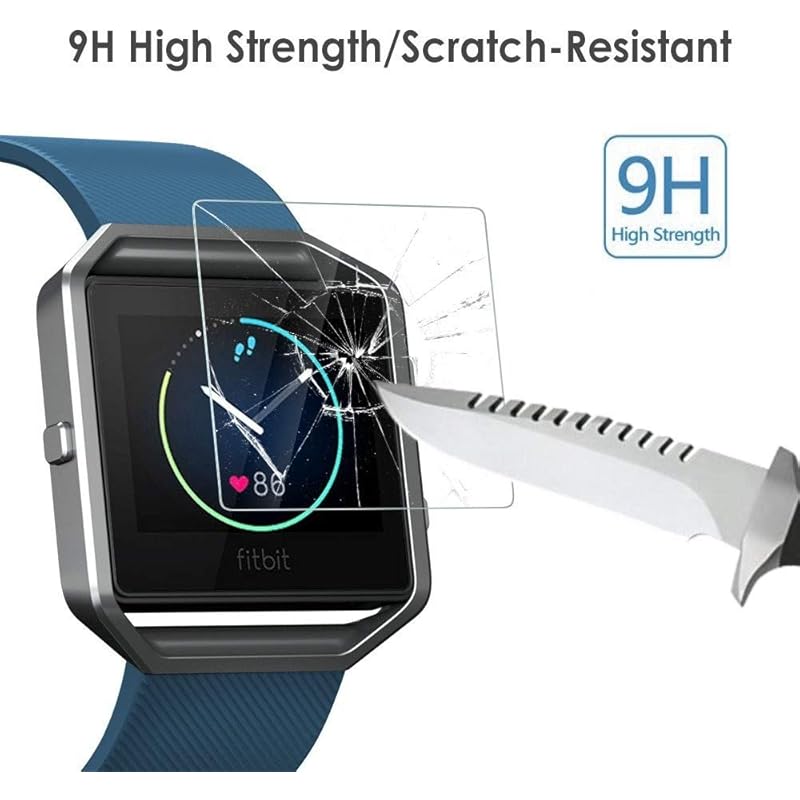 

Careflection Premium 2.5D Tempered Glass For Fitbit Blaze Tempered Glass Screen Protector, Anti-Scratch, Bubble Free 0 чёрный