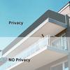 Balcony Privacy Screen Fence Waterproof Windscreen with Grommets for Porch Deck Outdoor Patio Backyard Patio Pergola Shade Cover