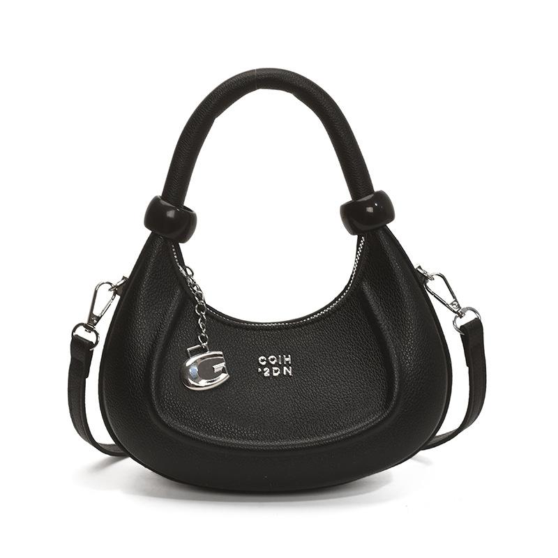 Niche design bag women's new trendy popular versatile messenger bag portable crescent bag