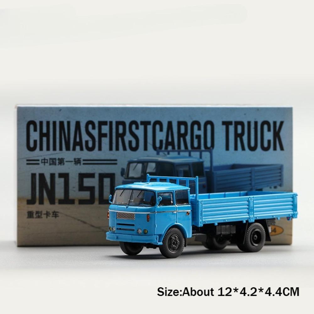 

1:64 Huanghe JN150 Truck Diecast Model Alloy Toy Car Tailgate Can Lowered Metal Body c Miniature Toy Collect Souvenirs синий