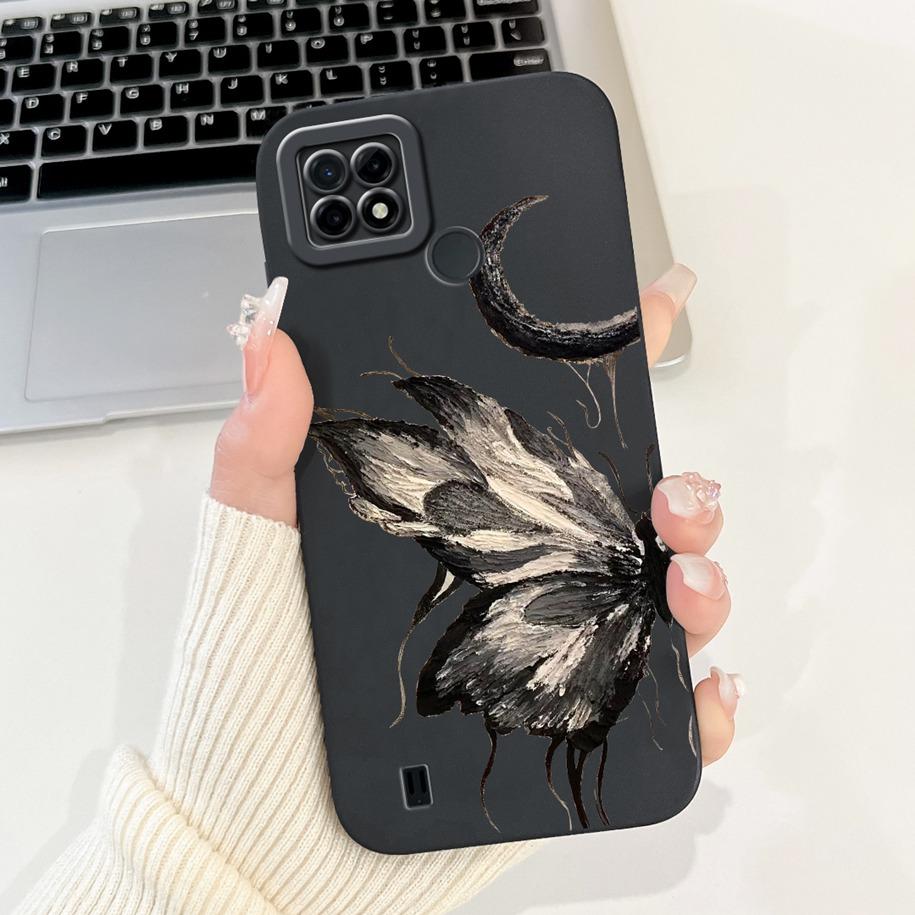 For Realme C21 RMX3201 Case Realme C25 Cover Popular Sunflower Soft Silicone Phone Case For Realme C25S C25Y C21Y C 21 C 25 Capa